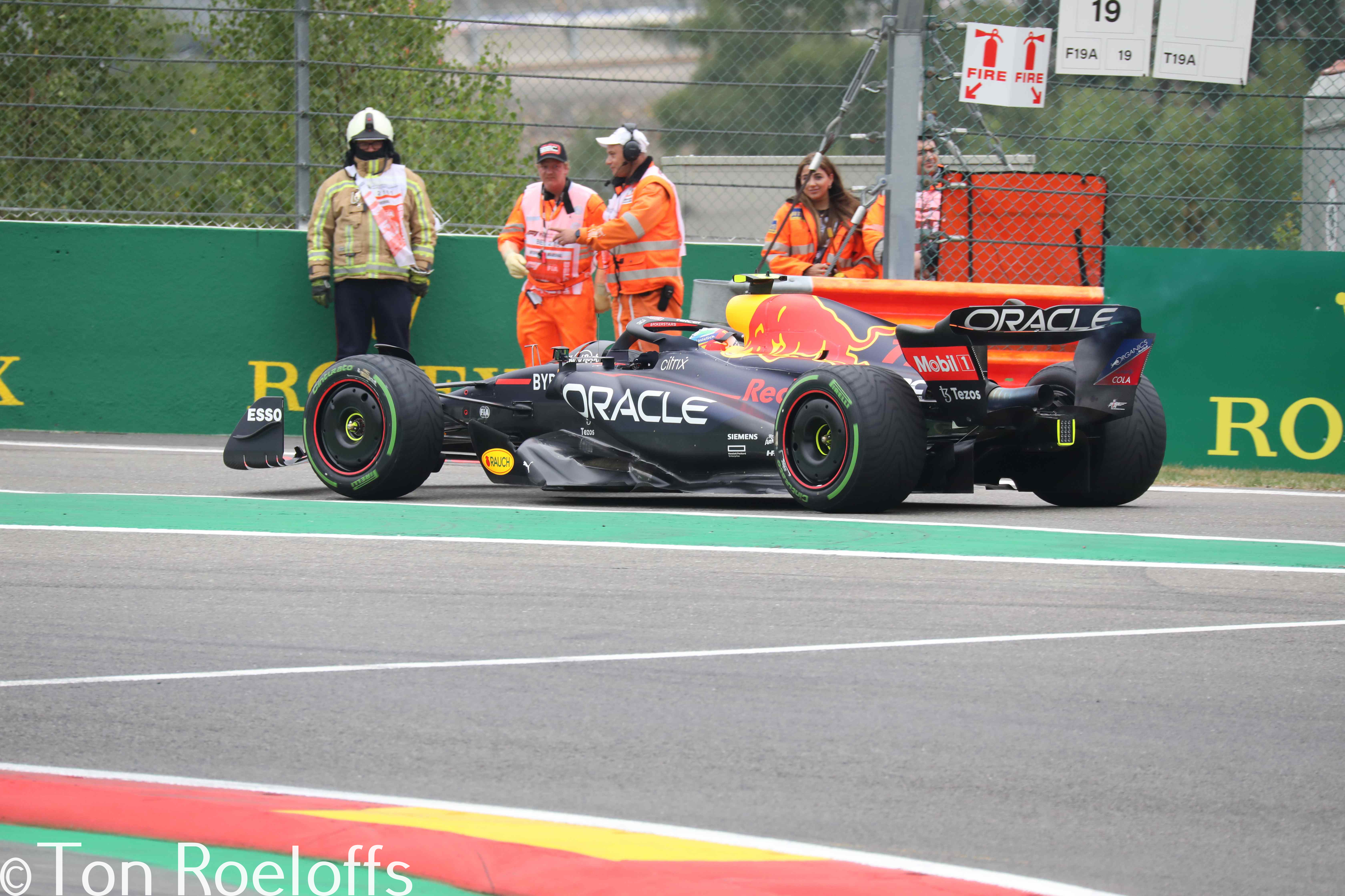 Verstappen pitbox